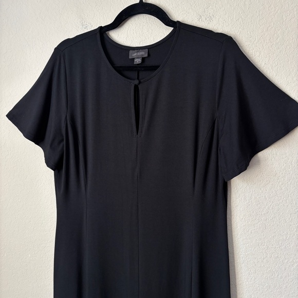 J. Jill Wearever Collection Soft Stretchy Knit Flutter Sleeve Maxi Dress - Picture 4 of 11